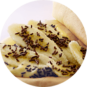 banana chocolate and custard crepes