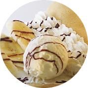 banana chocolate special crepes