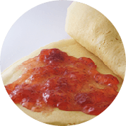 strawberry jam crepes