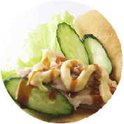 teriyaki chicken and mayonnaise